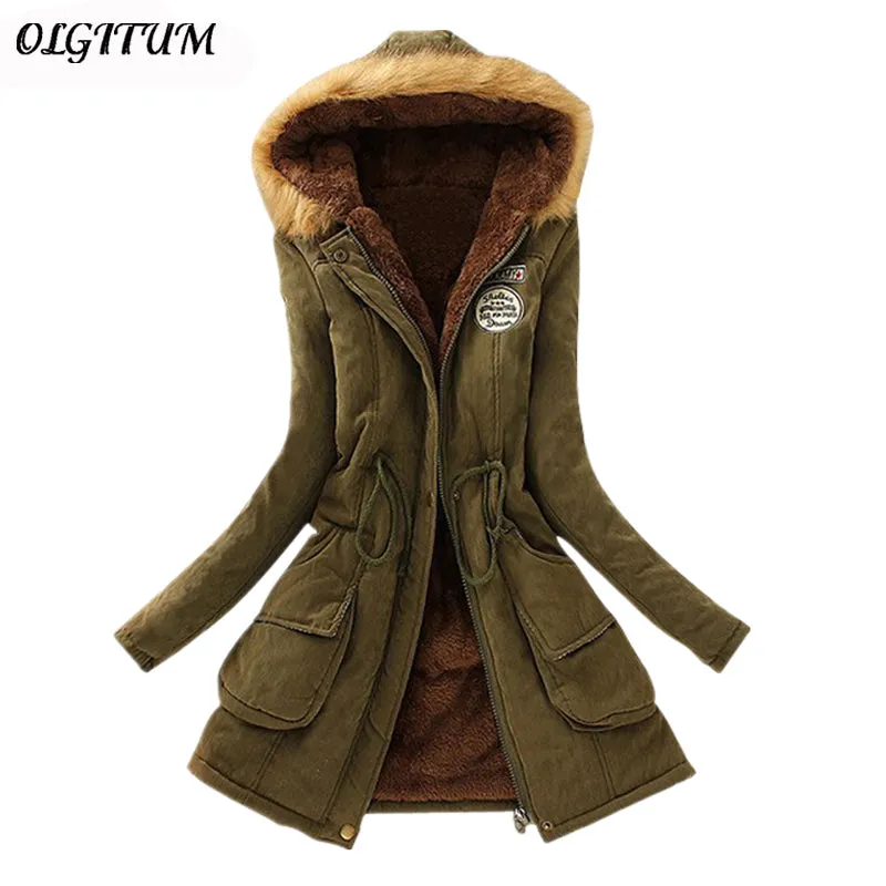 2018 New Parkas Female Women Winter Coat Thickening Cotton Winter Jacket Womens Outwear Parkas for Women Winter