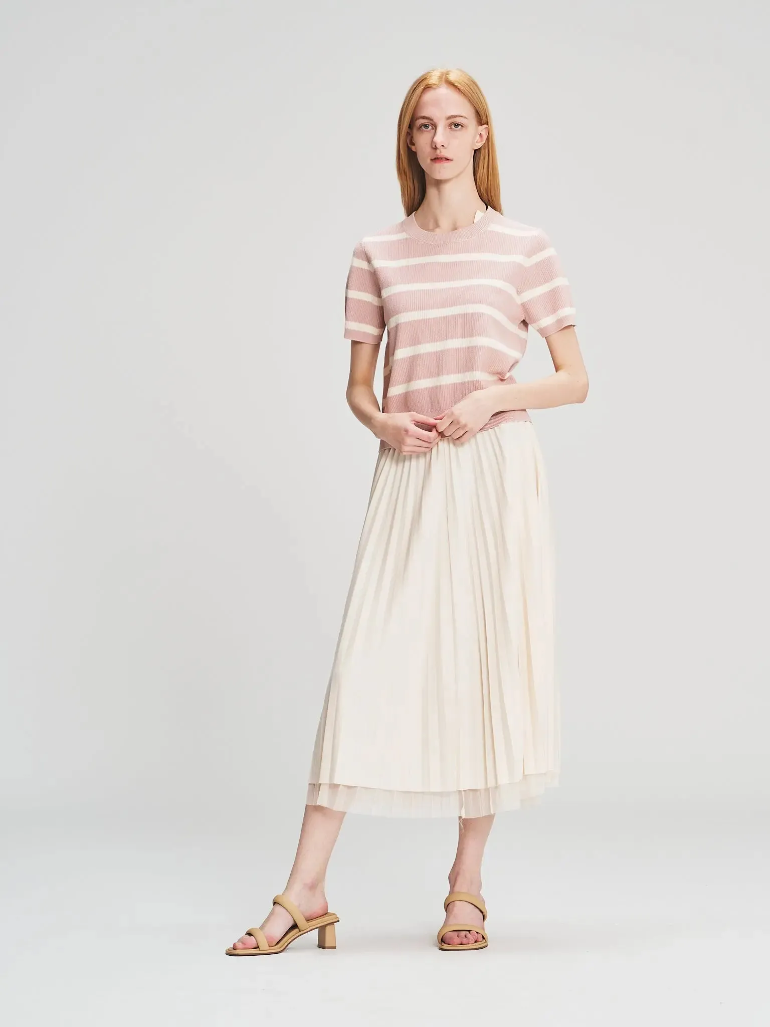 205519 Reversible Pleated Skirt