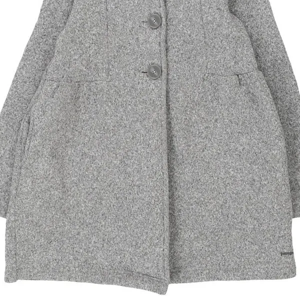 Age 13-14 Patagonia Coat - XL Grey Wool Blend