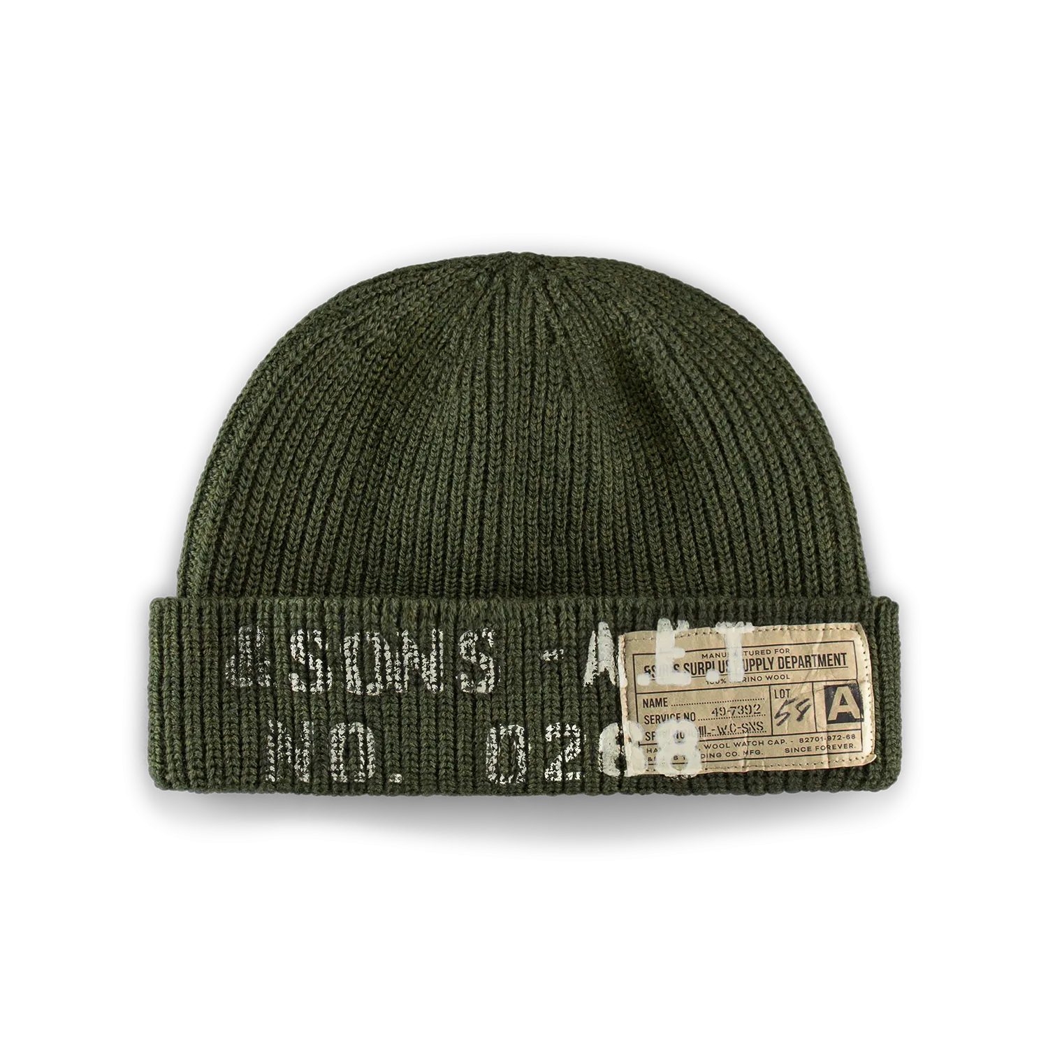 &SONS Tyvek Surplus Beanie Green