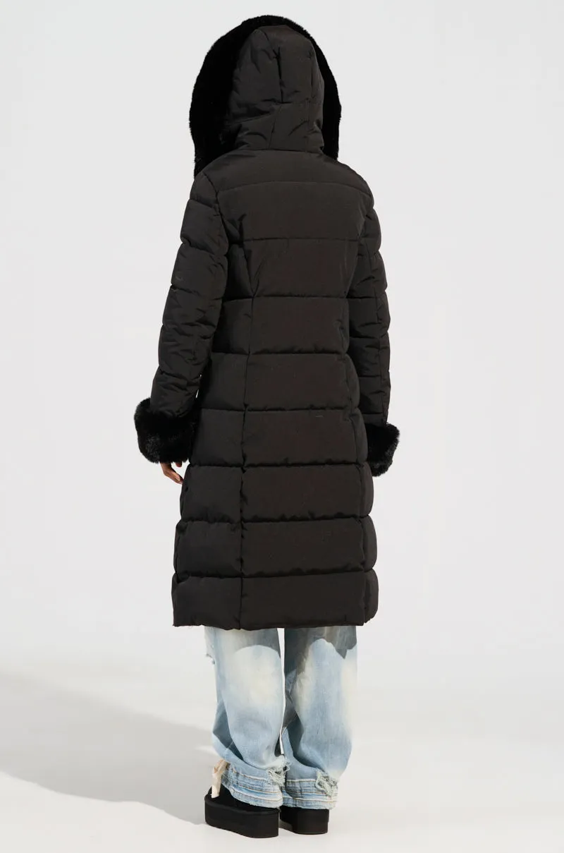 ARLETTE FUR TRIM PUFFER