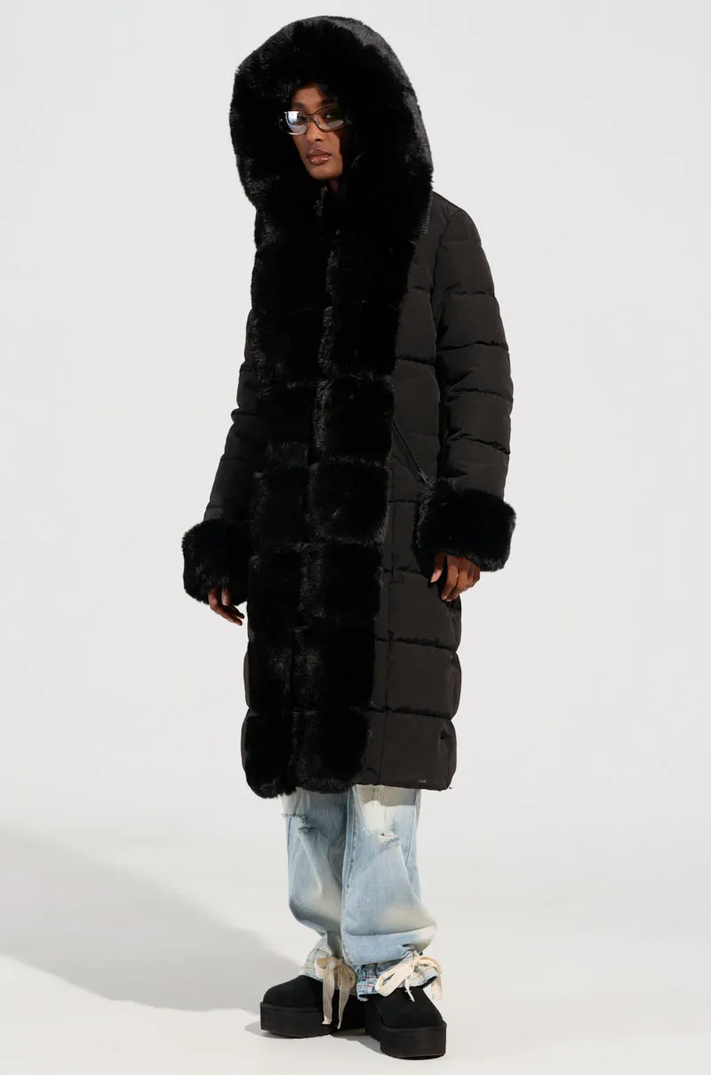 ARLETTE FUR TRIM PUFFER