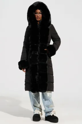 ARLETTE FUR TRIM PUFFER