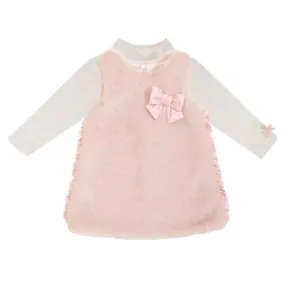 Baby Girls Faux Fur Dress Set