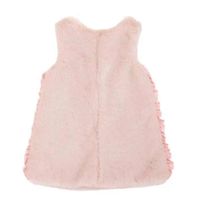 Baby Girls Faux Fur Dress Set