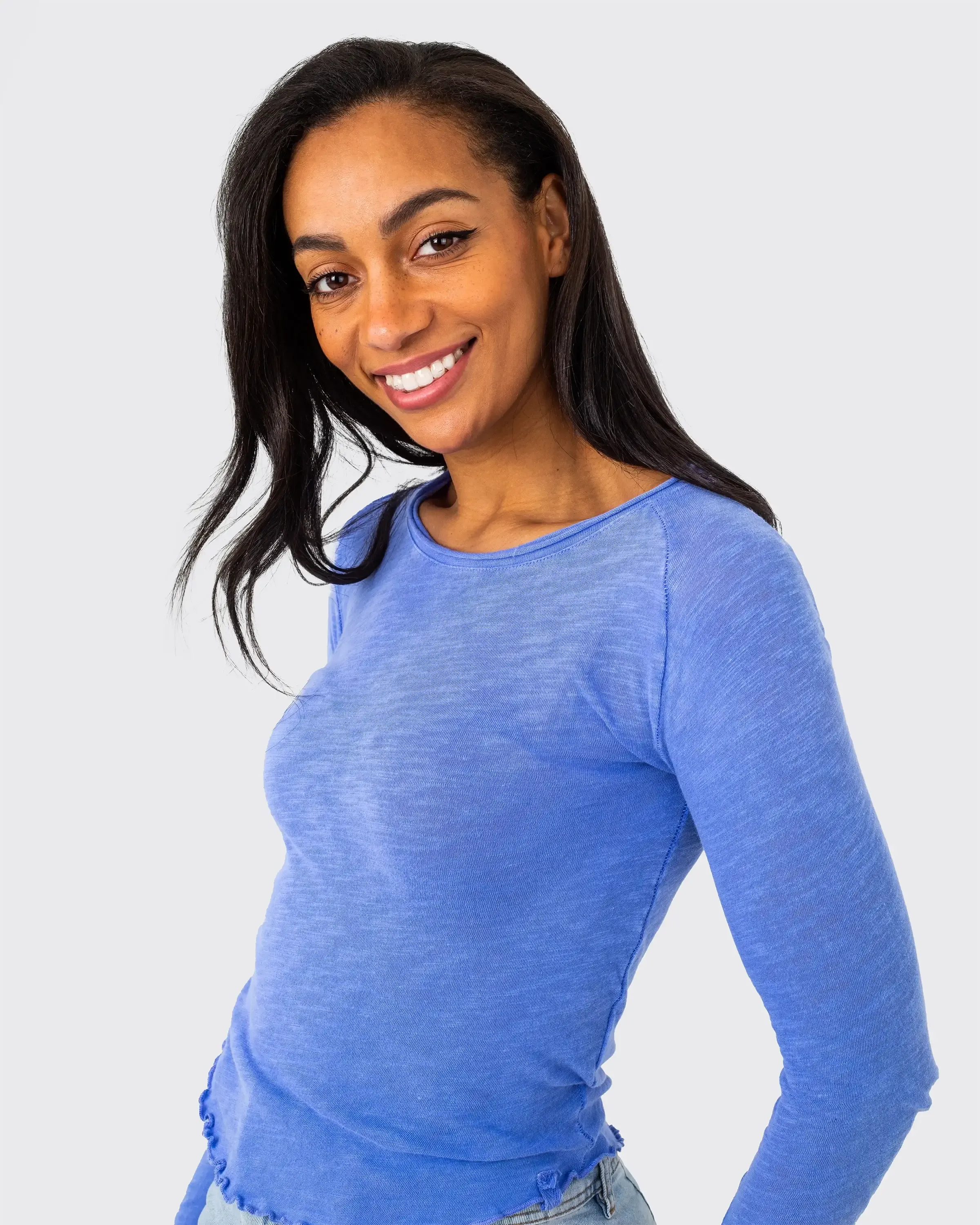 Be My Baby Long Sleeve T-Shirt in Persian Jewel