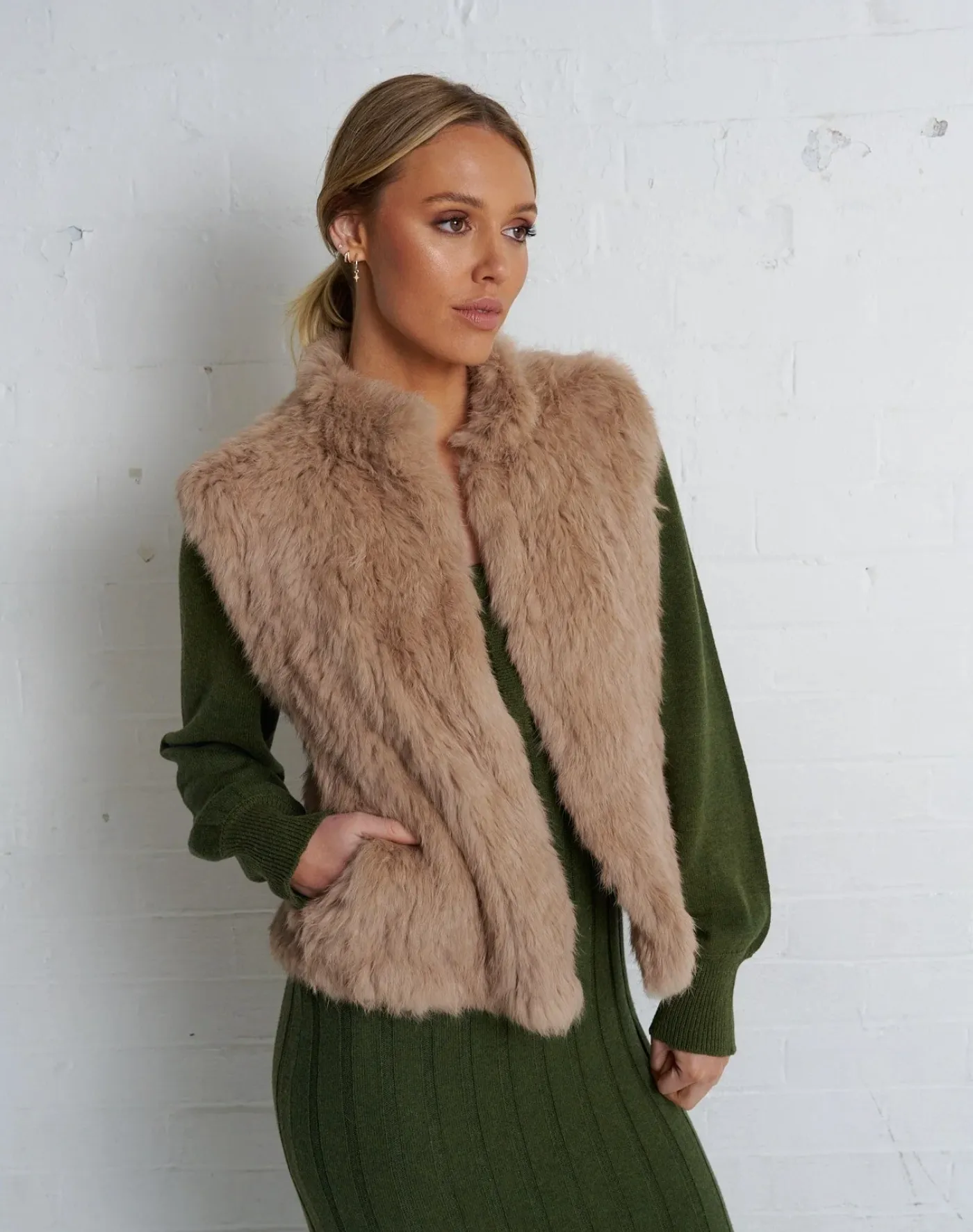 Birds of a Feather Fur Vest