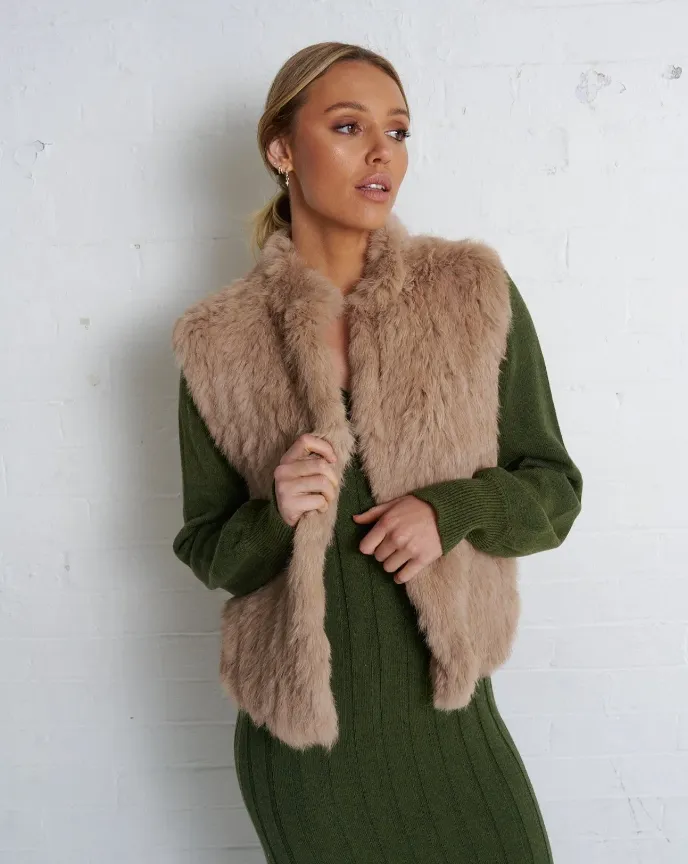 Birds of a Feather Fur Vest