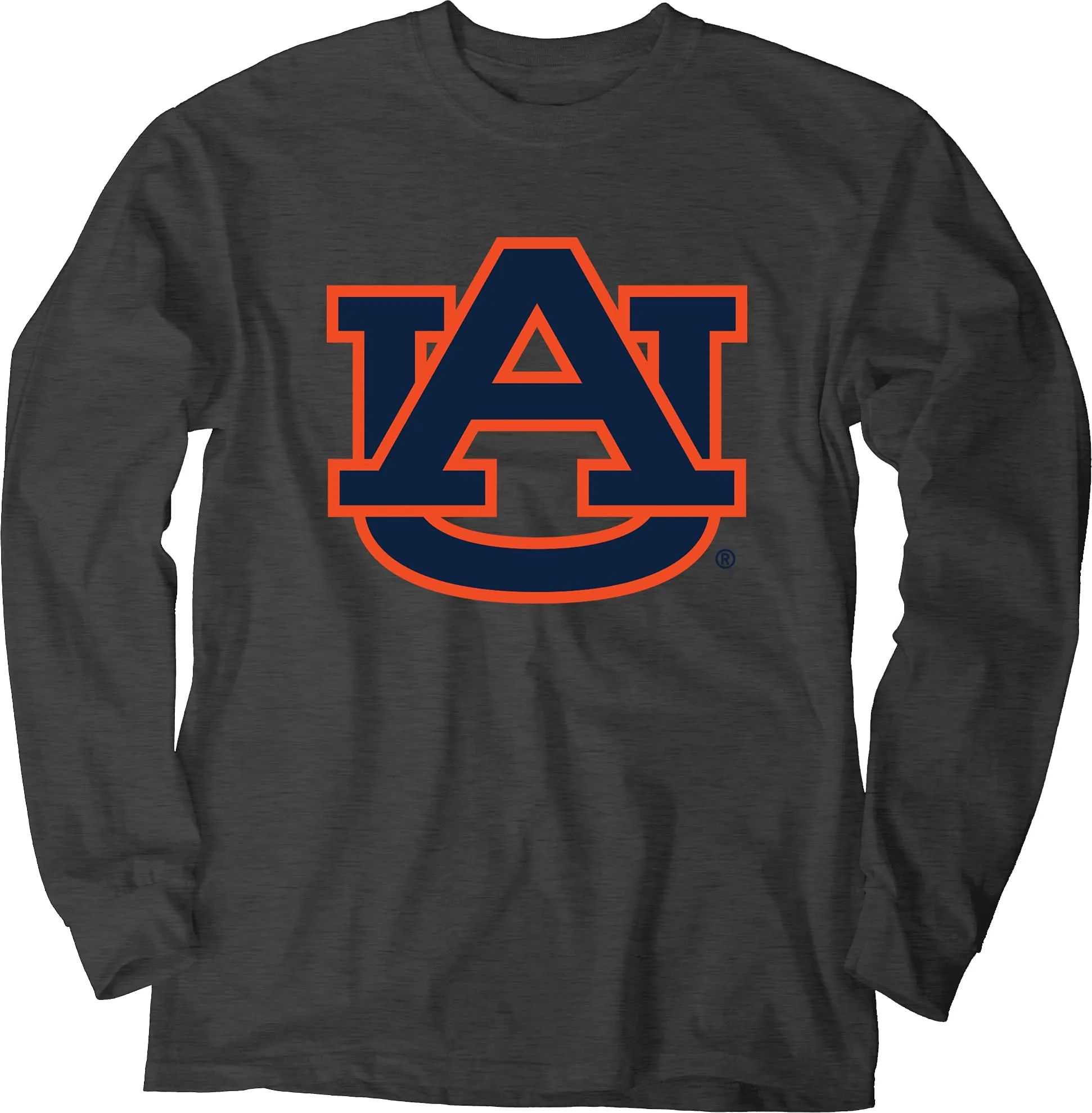 Blue 84 Men's Auburn Tigers Long Sleeve T Shirt Dark Heather Icon, Dark Heather, XX-Large