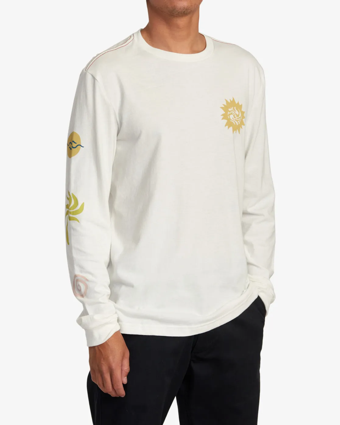 Breeze Long Sleeve Tee - Antique White