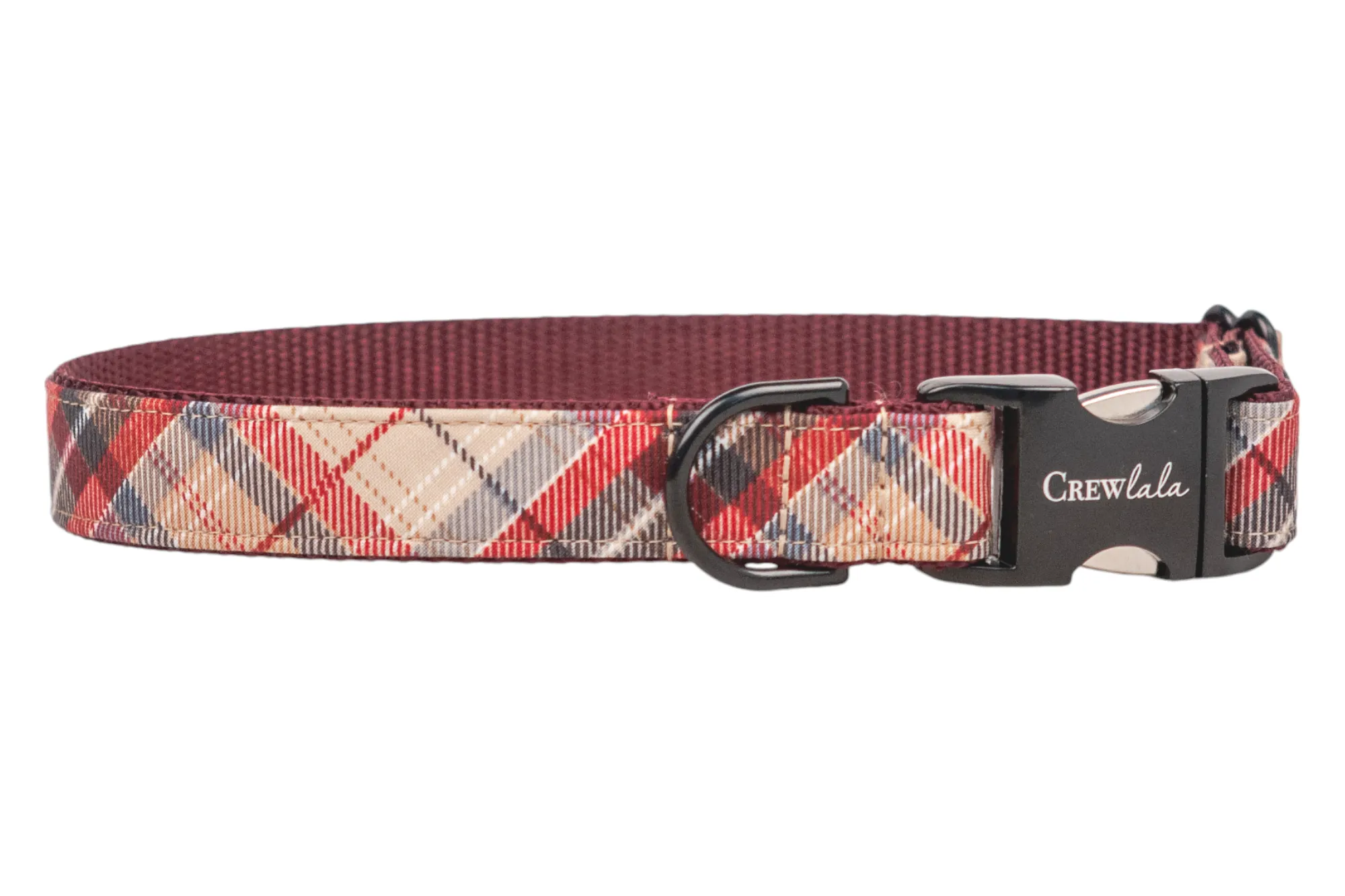 Burbank Plaid Dog Collar