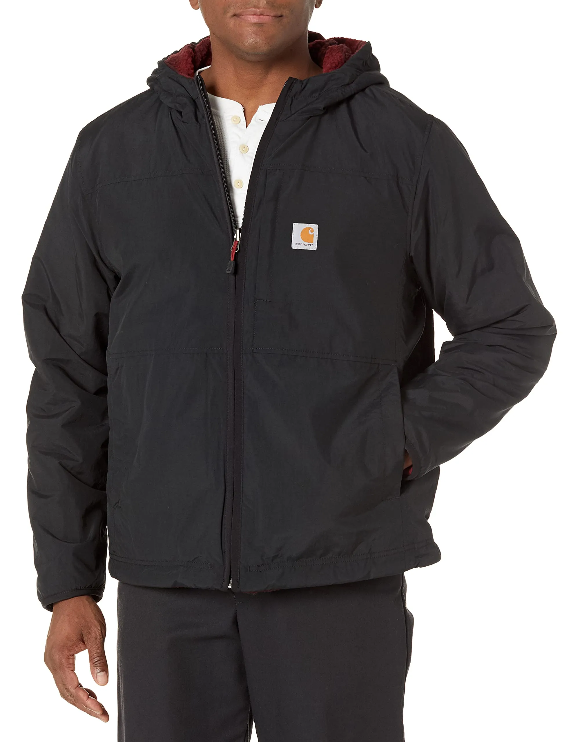 Carhartt 104992 Men's Rain Defender Relaxed Fit Fleece Reversible Jacket