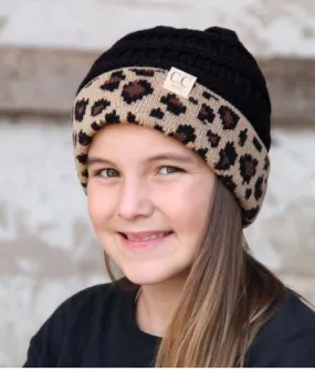 C.C. Kid's Leopard Beanie