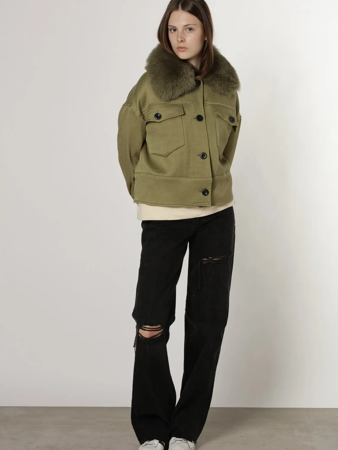 Charlie Jacket - Boucle 2.0 - Green