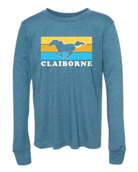 Claiborne Horse Youth Long Sleeve T-shirt