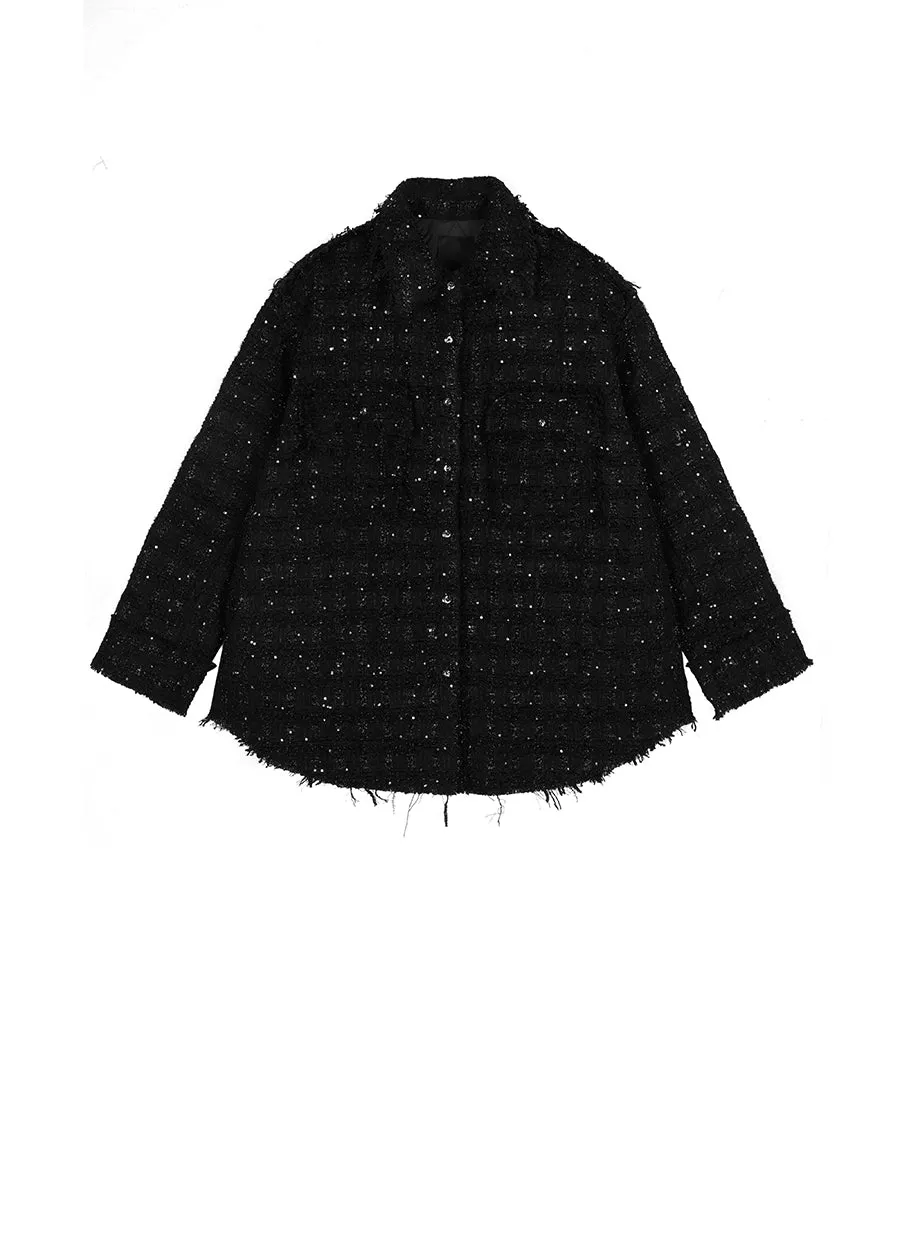 Coat / JNBY Oversized Jacquard Down Coat