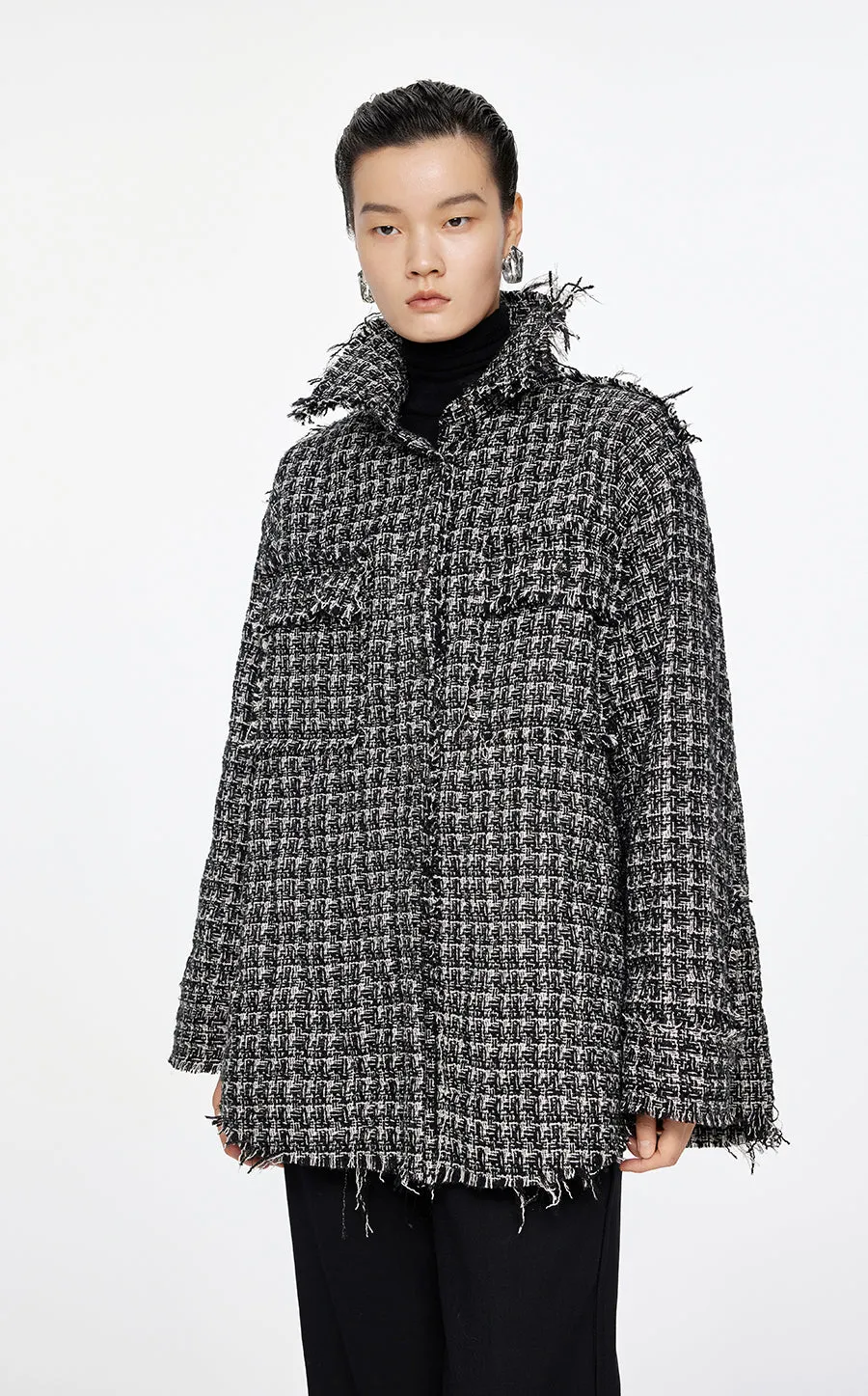 Coat / JNBY Oversized Jacquard Down Coat