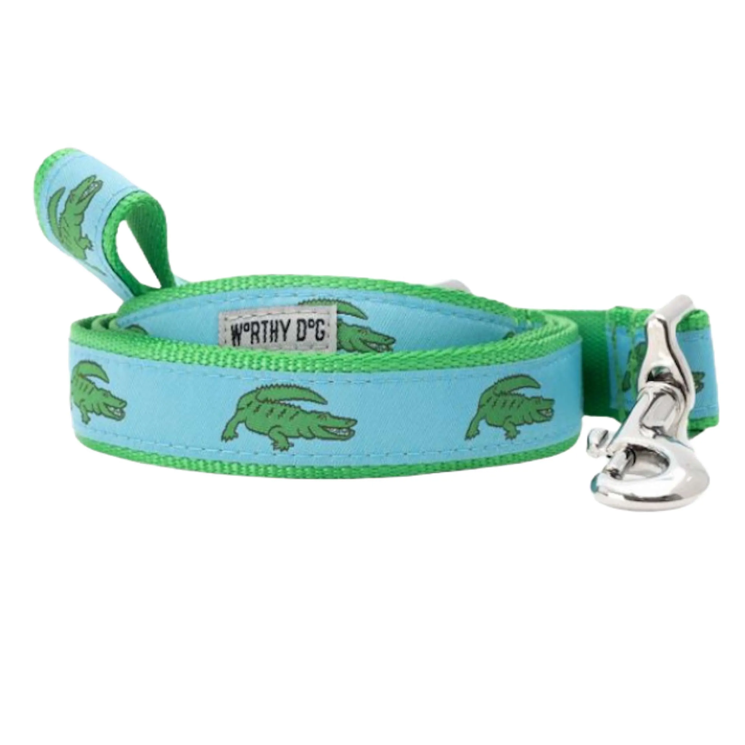 Collar | Alligators Blue & Lime