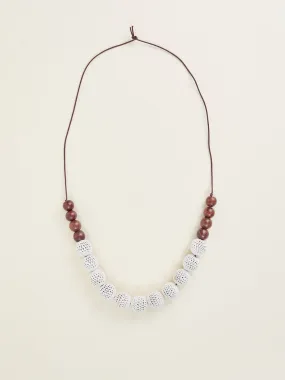 Collar Bali Toste & White