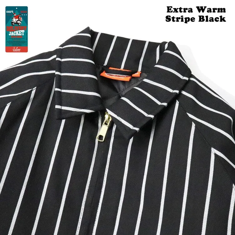 Cookman Delivery Jacket EX Warm - Stripe Black