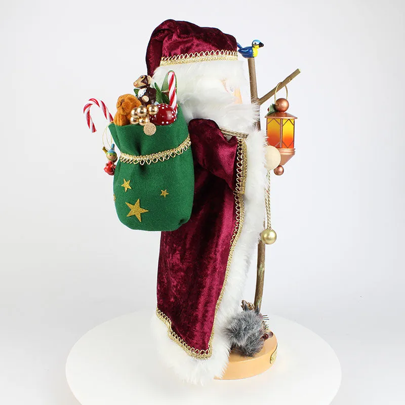 Cozy Woodland Santa