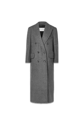 Eccesso Double-breasted Herringbone Wool Coat