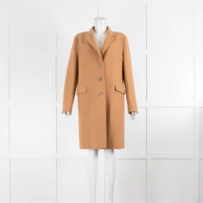 Eleventy Camel Unlined Coat