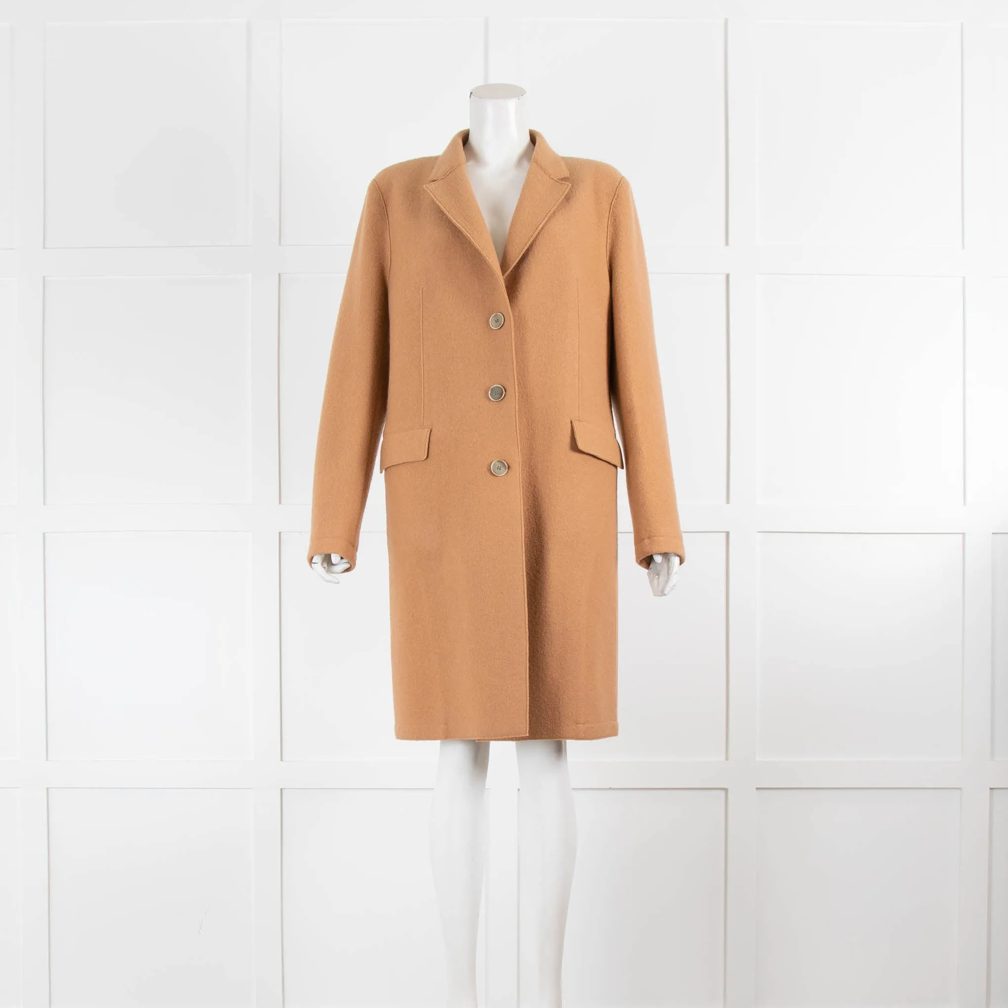 Eleventy Camel Unlined Coat