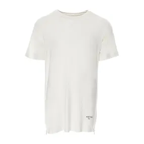 ESSENTIAL BASIC TEE SILVER ZIP