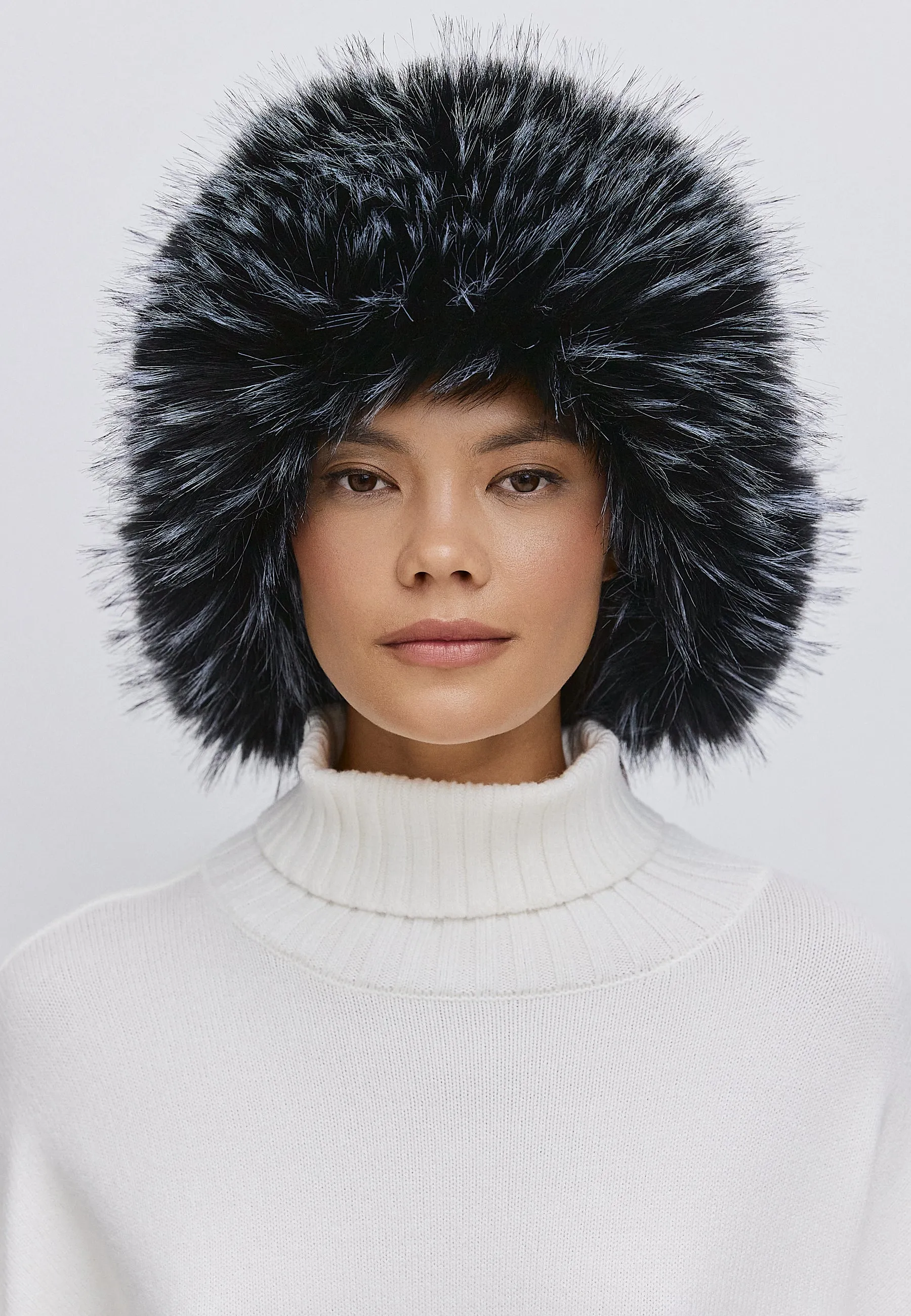 Faux Fur Hat Irina - Blue