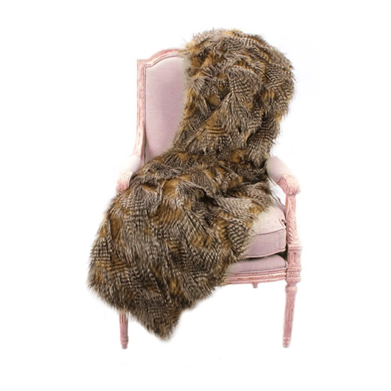 Fur Throw 'Saber Carmello'