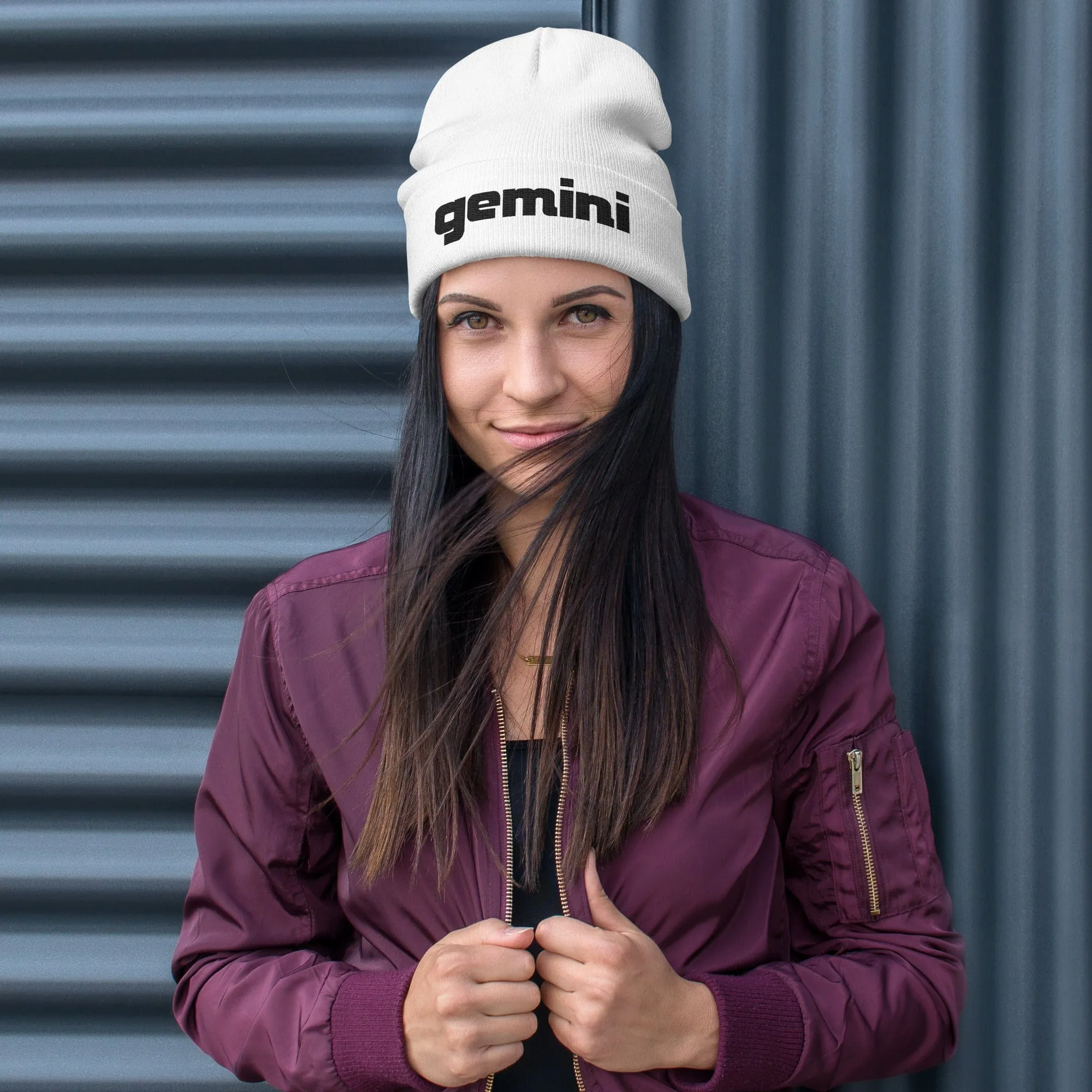 Gemini Sound Embroidered Beanie - Your Cozy Companion for Every Adventure