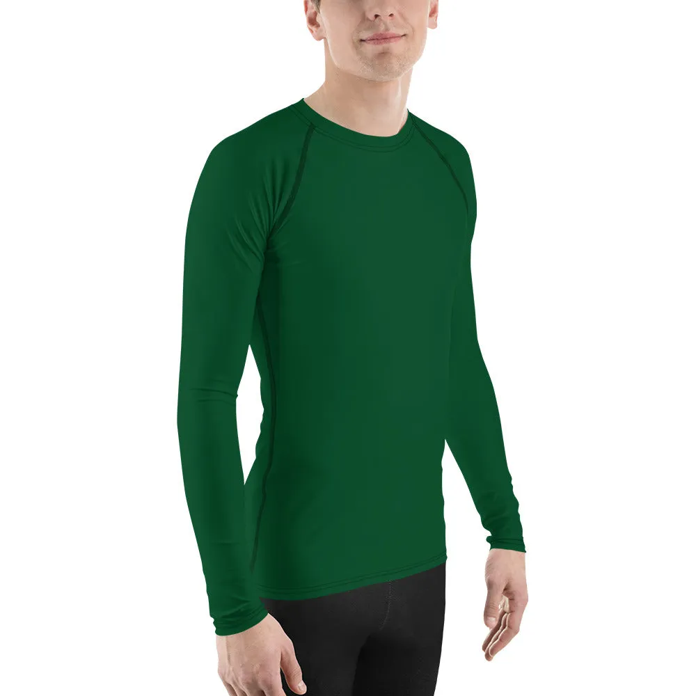 GG - Men's LS T-Shirt with Rash Guard - Forest Green