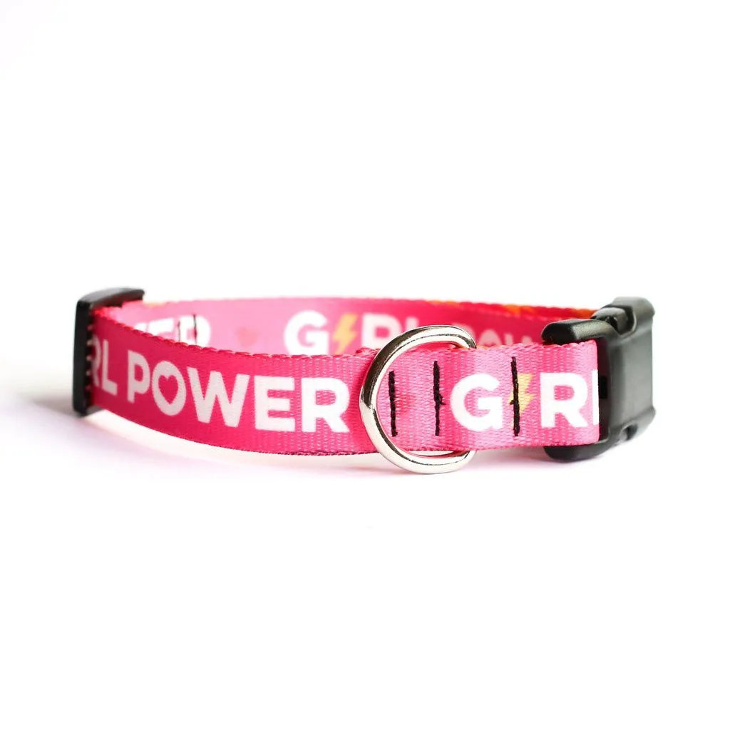 Girl Power! Dog Collar