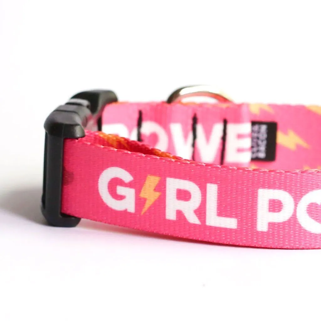 Girl Power! Dog Collar