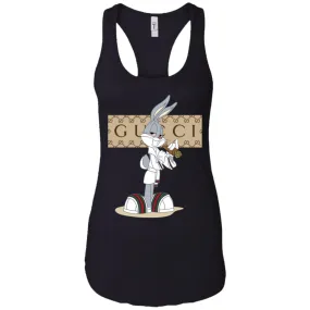 Gucci Rabbit Smoking Funny T-shirt Women Tank Top