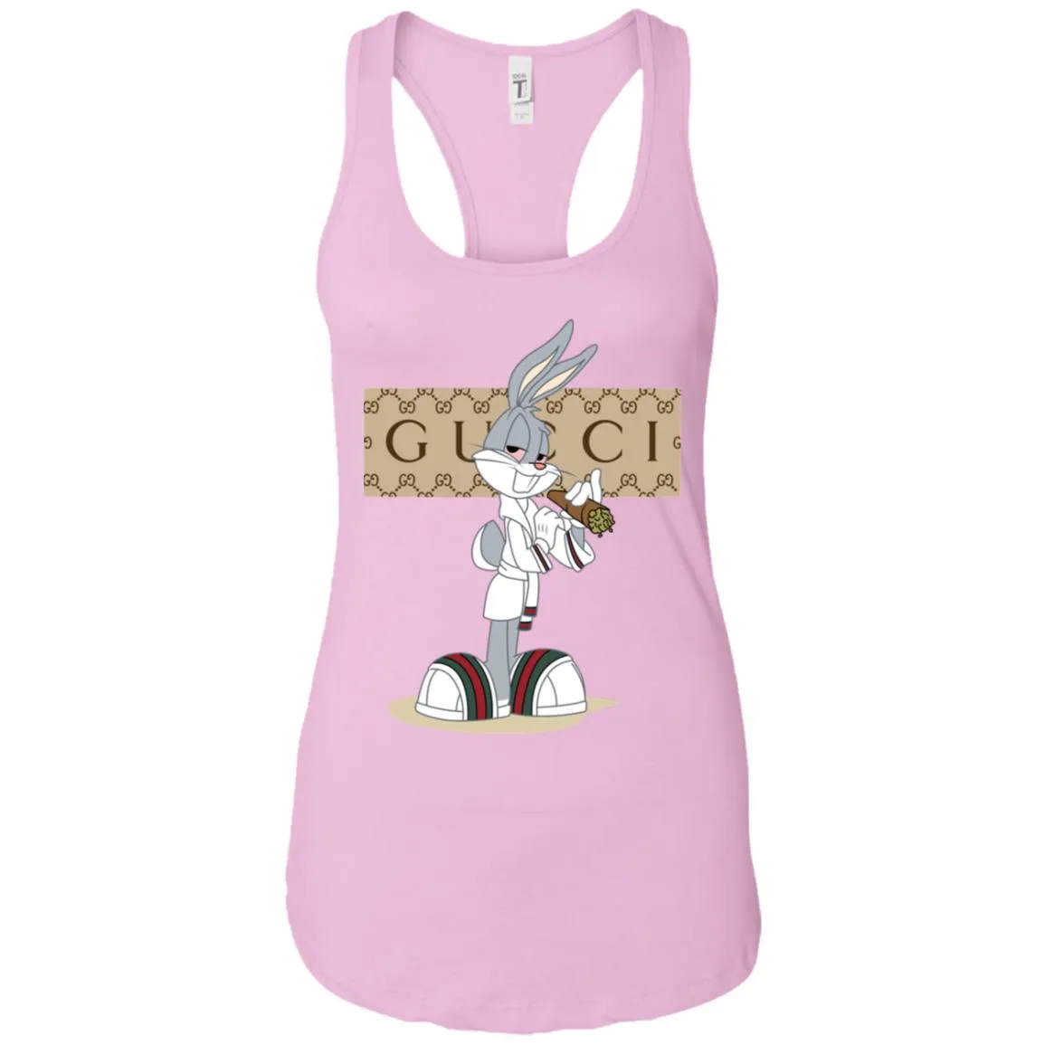 Gucci Rabbit Smoking Funny T-shirt Women Tank Top