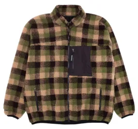 GX1000 Sherpa Fleece Jacket - Green Plaid