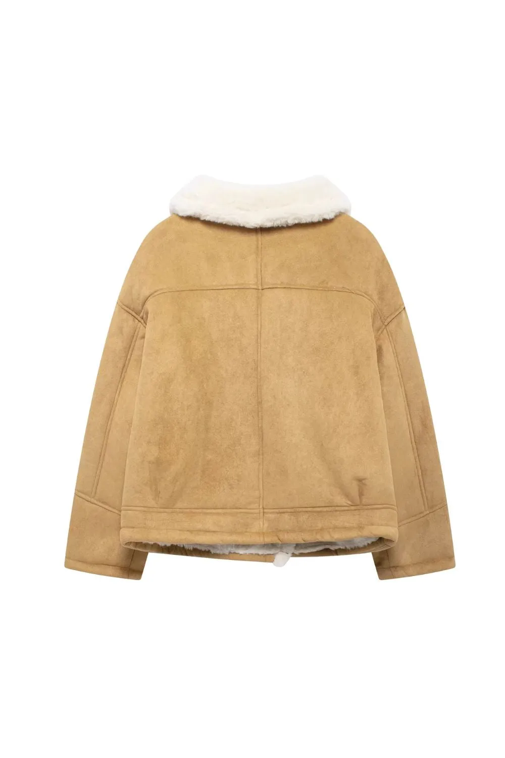 'Harper' Faux Sherpa Suede Jacket