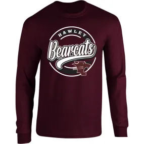 Hawley Bearcats - Circle Script Long Sleeve T-Shirt