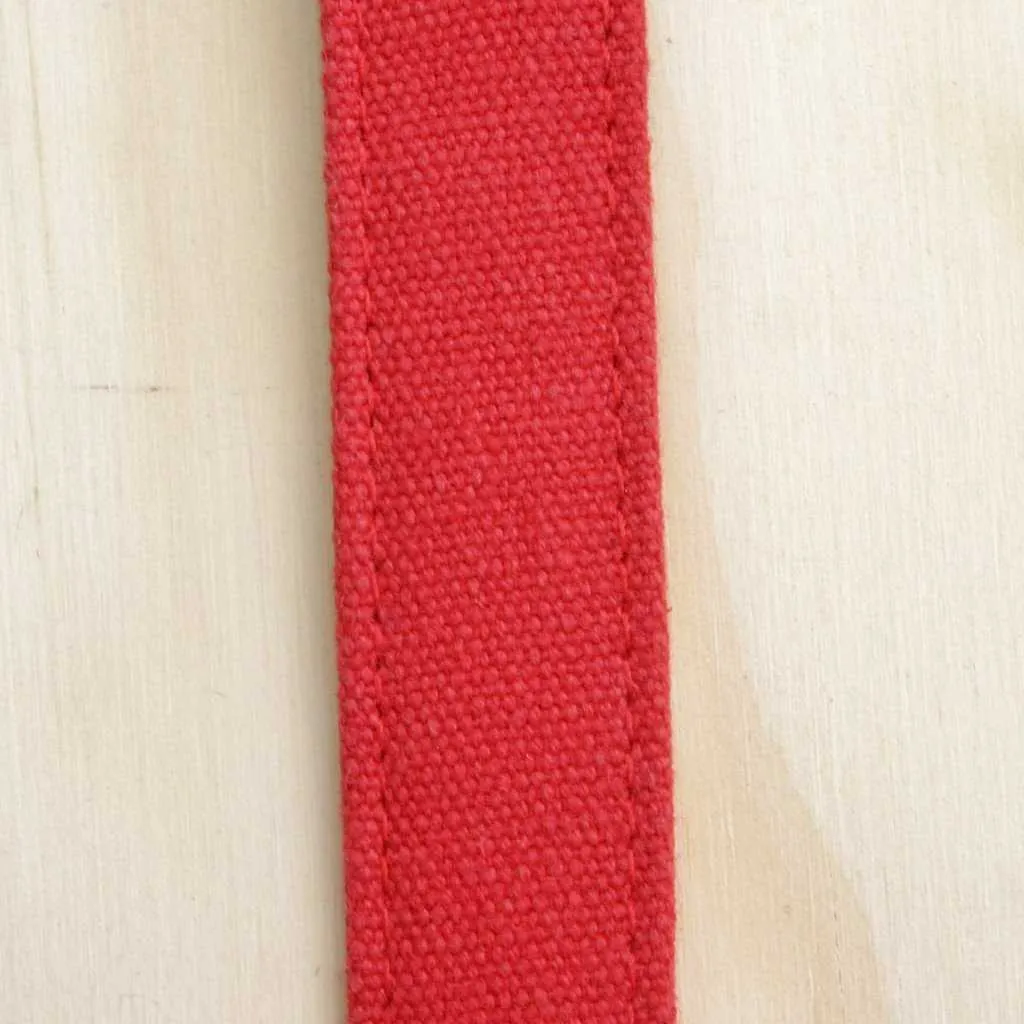 Hemp Dog leash 6' City Clicker with control loop & clasp Basic Red