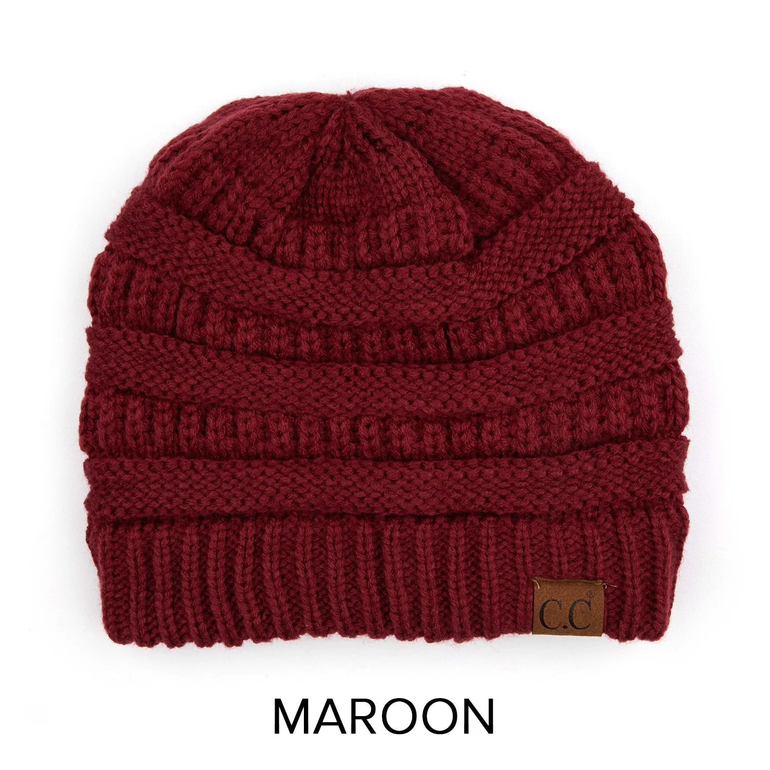 HOLIDAY DEAL: Maroon CC Beanie