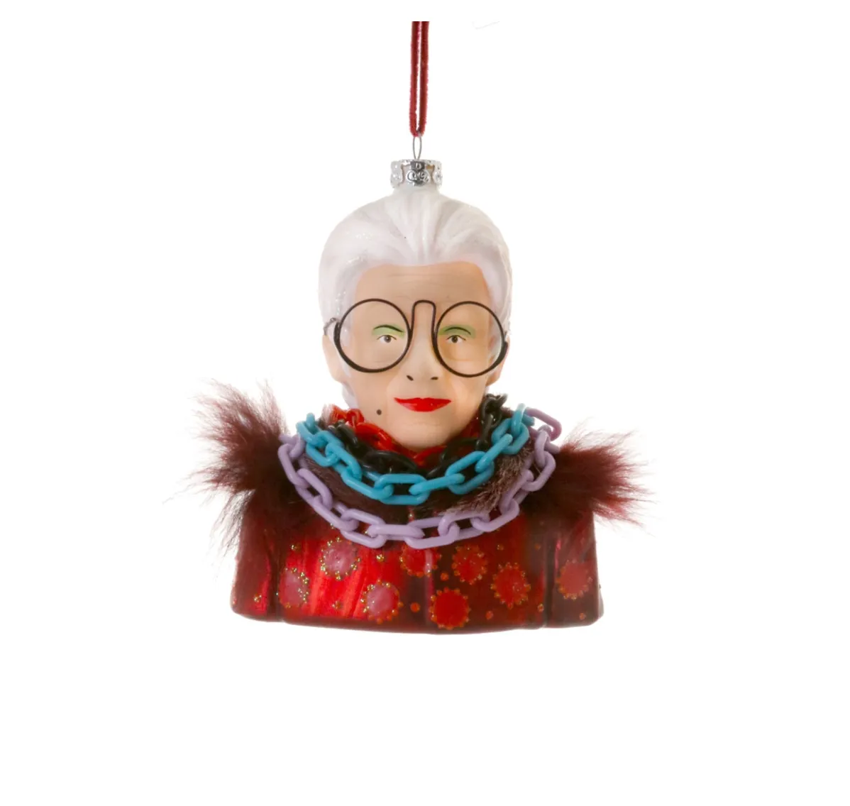 Iris Apfel Ornament