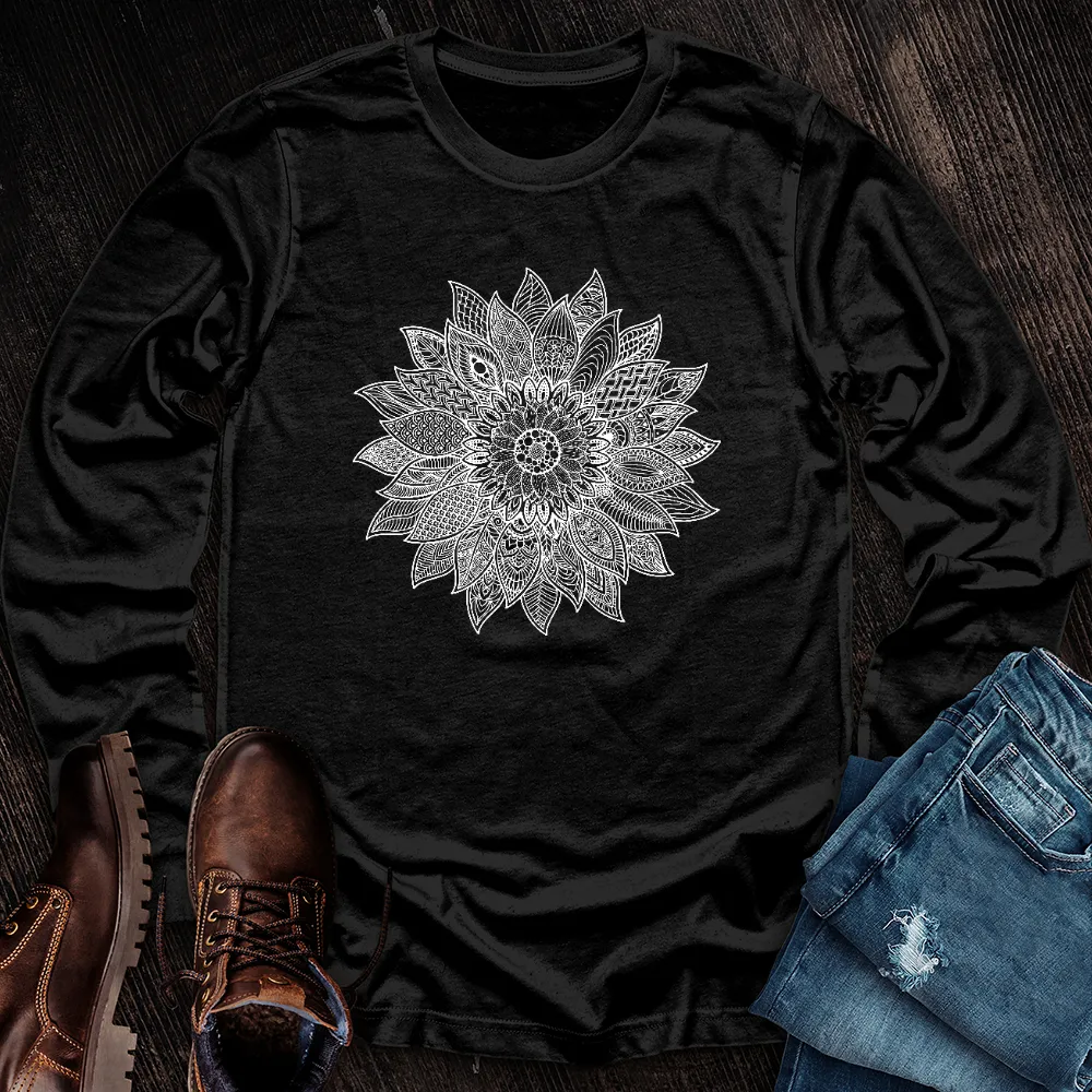 Ivory Sunflower Long Sleeve