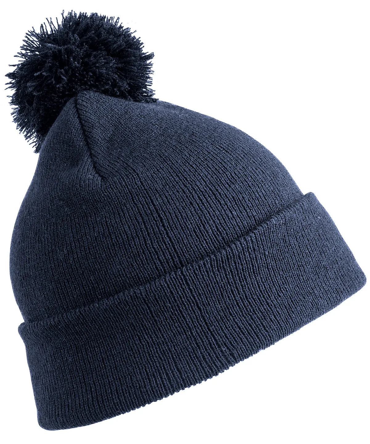 Junior pom pom beanie | Navy