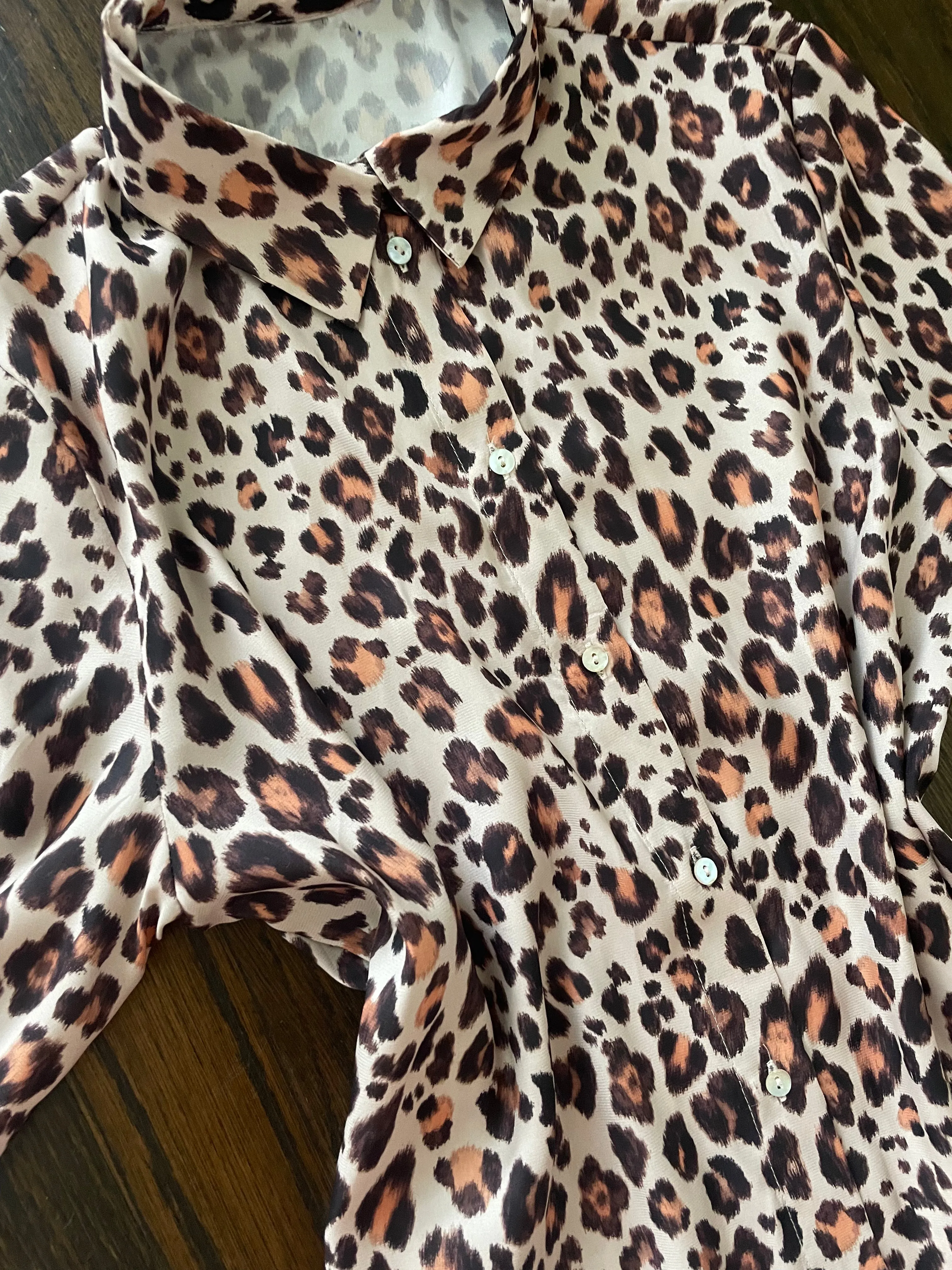 Leopard Print Blouse