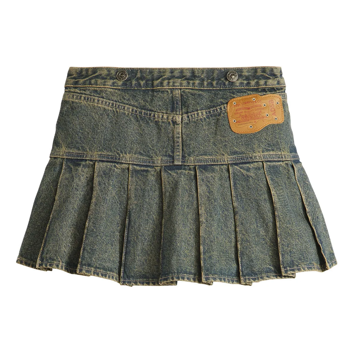   Levi's Pleated Skirt 'Tinted Indigo'