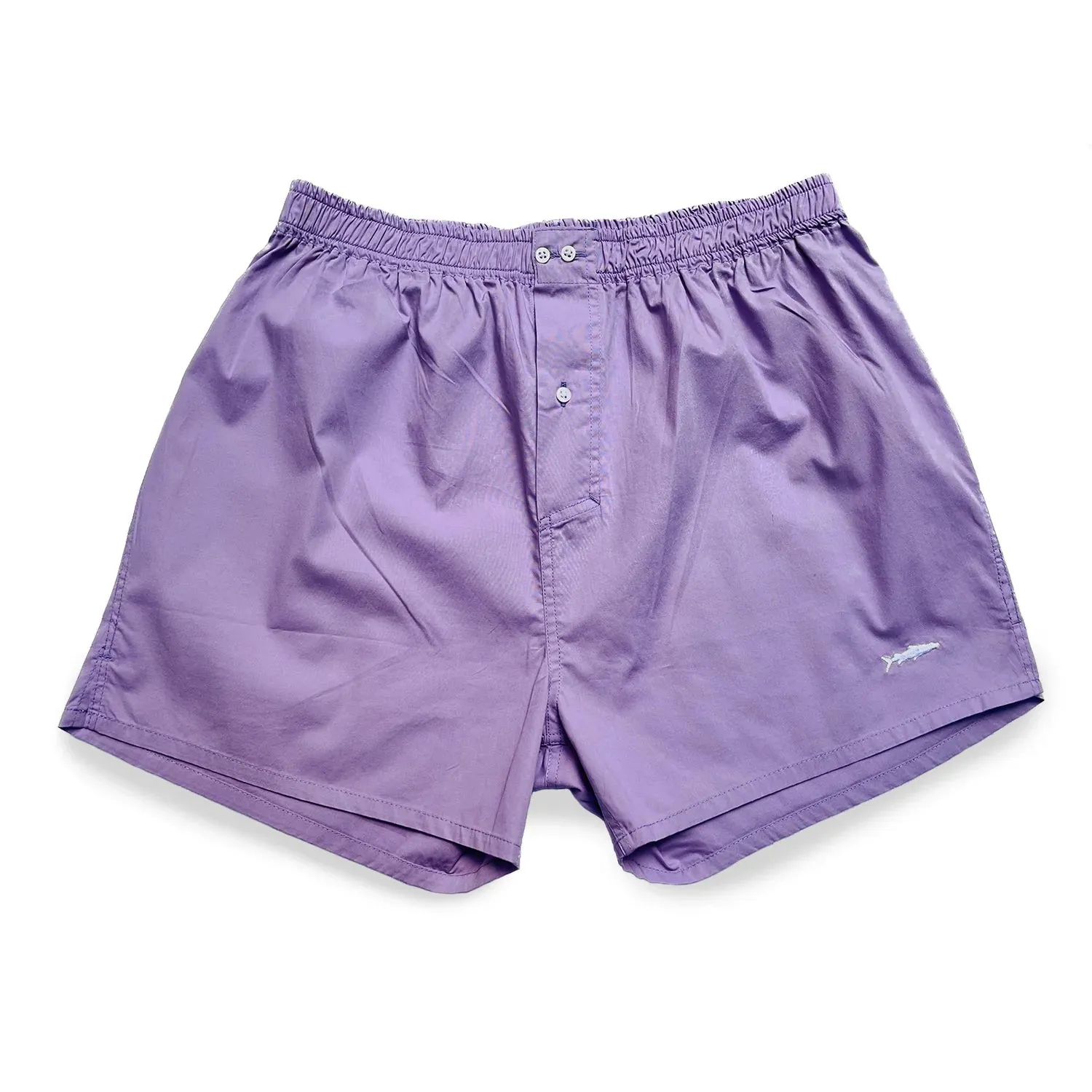 Lilac Cotton Boxer Shorts