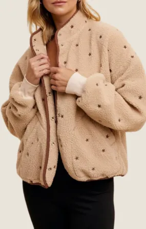 London Natural Sherpa Jacket