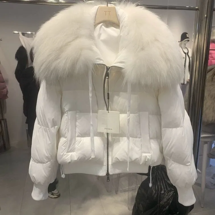 Luxx Fur Loose Down Jacket